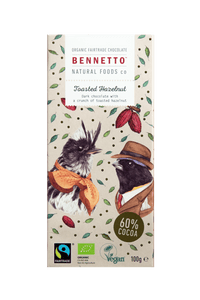 Thumbnail for Bennetto - Organic Dark Chocolate Toasted Hazelnut [100g]