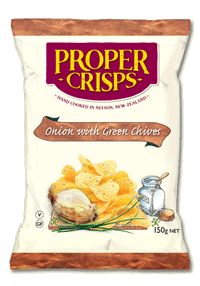 Thumbnail for Proper Crisps - Onion & Green Chives [40g]