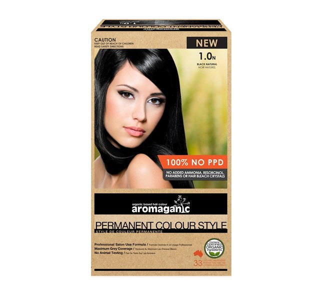 Aromaganic Organic Hair Colour - 1N Natural Black