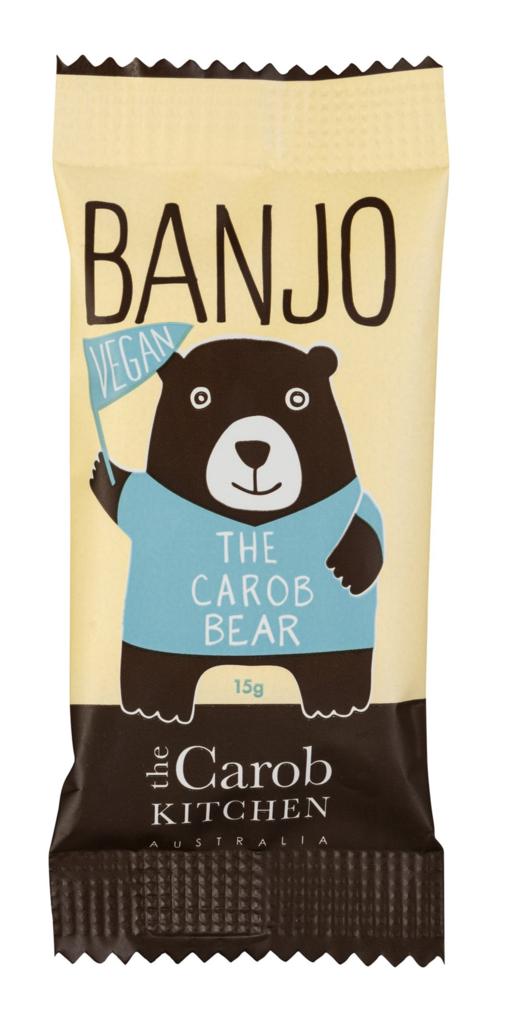 The Carob Kitchen Banjo Bear - Vegan 15g