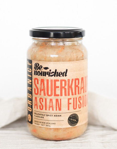 Be Nourished - Organic Sauerkraut - Carrot & Ginger - [380g]
