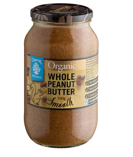 Chantal - Organic Whole Peanut Butter (Smooth) -  [700g]