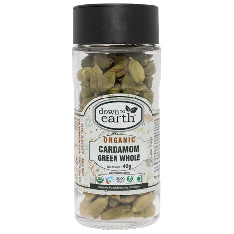 Down To Earth - Organic Whole Cardamon - [40g]