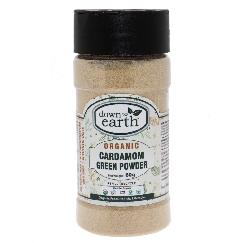 Down To Earth - Organic Cardamom Powder [60g]