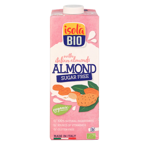 Isola Bio - Organic Almond Milk (Sugar Free) - [1 Litre]