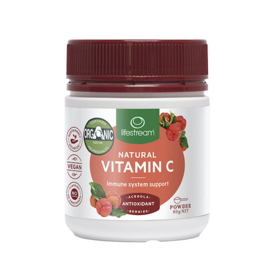 Lifestream - Natural Vitamin C Acerola Powder - [60g]
