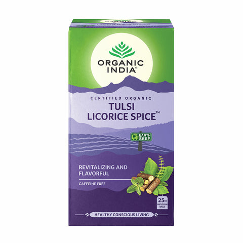 Organic India - Organic Tulsi Tea (Licorice Spice) - [25 Bags]