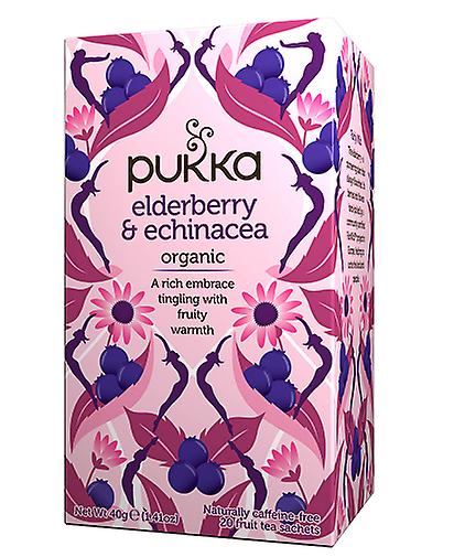 Pukka - Organic Elderberry & Echinacea Tea - [20 Bags]