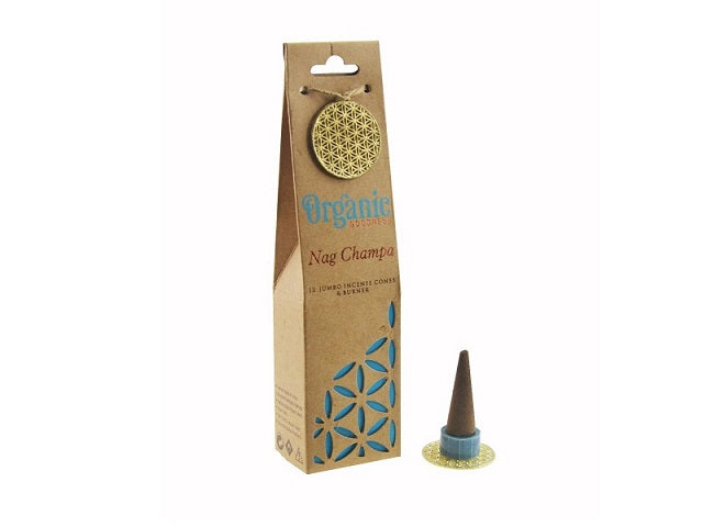 Organic Goodness Incense Cones - Nag Champa