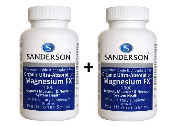 Sandersons Magnesium FX1000 [2 x 60 Tablets]
