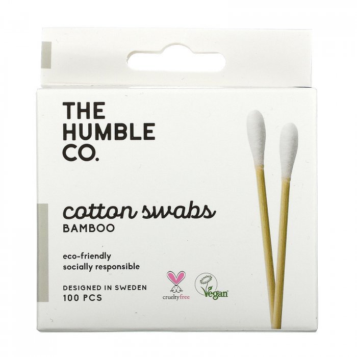 The Humble Co Cotton Swabs [100 Pieces]