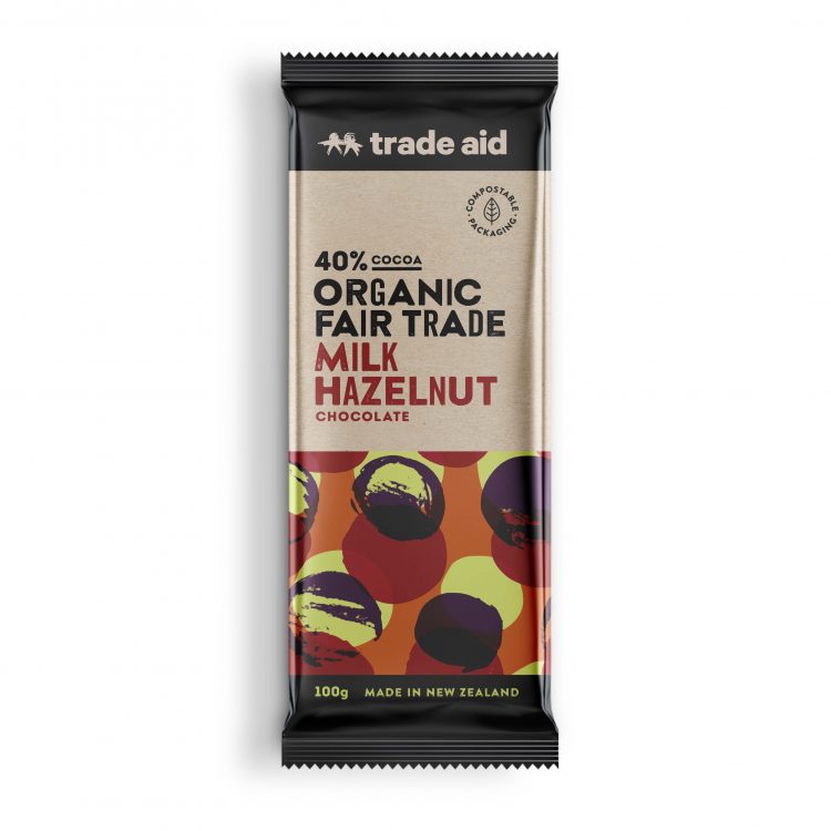 Trade Aid - Organic Milk Hazelnut Chocolate - [100g]