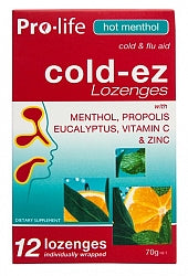 Cold EZ Loz Menthol 12 box